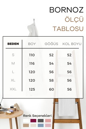 | Kimono | %100 Pamuklu Kadın / Erkek Unisex Kimono Bornoz - 3