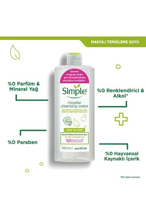 Kind To Skin Micellar Makyaj Temizleme Suyu Yüz Göz Ve Dudaklar Için 400 ml 8710908371509 - 7