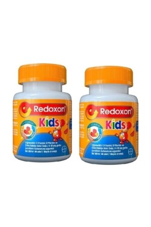 Kinder 60 Tabletten 2 Boxen Kaugummi I Vitamin C, Vitamin D und Zink für Kinder ddm3041708 - 1