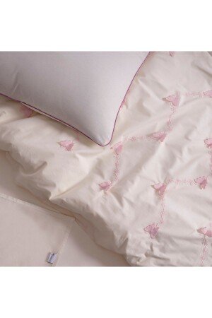 Kinder-Bettbezug-Set, dreidimensionaler Schmetterling, bestickt, den202300006 - DENİZLEY