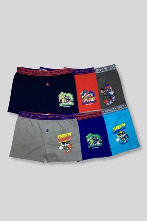 Kinder-Boxershorts im 6er-Pack 603 - 1