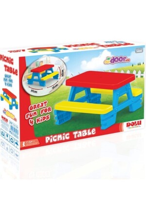 Kinder-Picknicktisch (4 Personen) 8690089030085-duru - 4