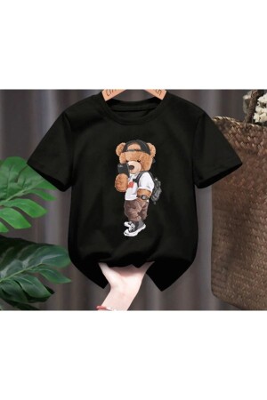 Kinder-T-Shirt mit Teddybär-Aufdruck, 2 Jahre alt / 15 Jahre alt - 1