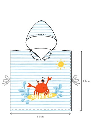 Kinderponcho aus Baumwollmusselin TYC00810348678 - 6