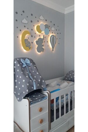 Kinderzimmer dekorative Nachtlampe Beleuchtung ALP122. - 3