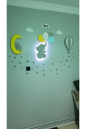 Kinderzimmer dekorative Nachtlampe Beleuchtung ALP122. - 8