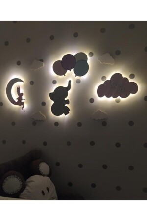 Kinderzimmer dekorative Nachtlampe Beleuchtung ALP231. - 2