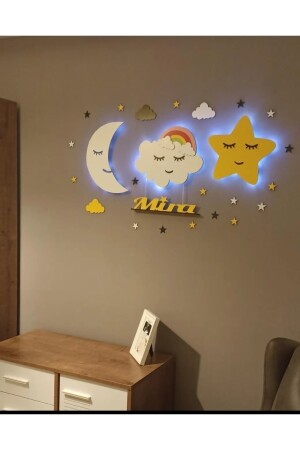 Kinderzimmer Wanddekoration Nachtlicht LOWENART000 - 2