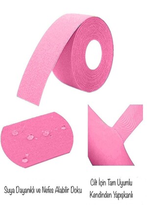 Kinesio Pink Color Tape für Facelifting und Falten - 4