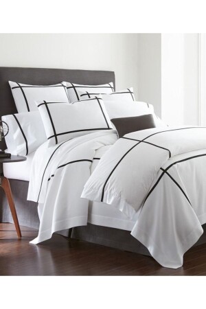 King-Size-Bettbezug-Set aus Baumwollsatin, King-Size-Größe, Kingmoda - 2