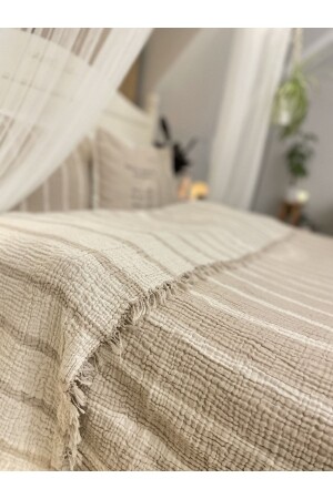 مقياس منك مقياس منك مقياس مسلسين سرير / رمي مجموعة مع 2 غطاءات وسادة - Yasemininevi