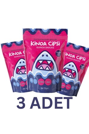 Kinoa Cipsi 3 Adet Glütensiz Ve Vegan Sağlıklı Atıştırmalık 35 G - 3 Adet - Analizli - 2