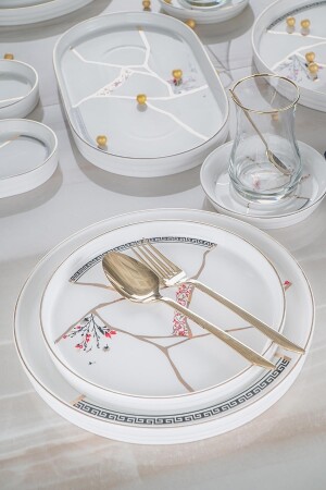 Kintsugi Moon 6 Kişilik 25 Parça Brunch Set NJT-012256-2 - 4