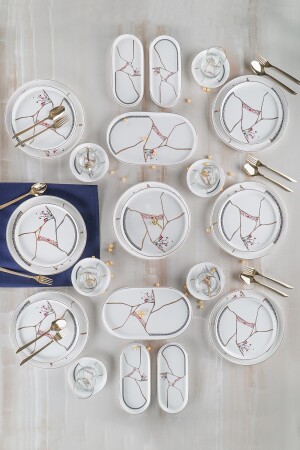 Kintsugi Moon 6 Kişilik 25 Parça Brunch Set NJT-012256-2 - 5