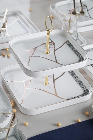 Kintsugi Star 25-teiliges Brunch-Set für 6 Personen 012255 ACRKNTSG - 1