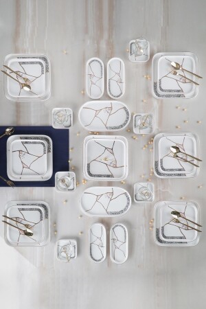 Kintsugi Star 25-teiliges Brunch-Set für 6 Personen 012255 ACRKNTSG - 5