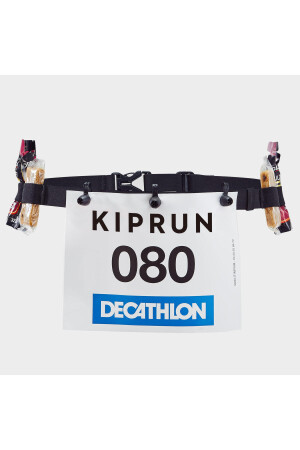 Kiprun Schwarzer Running-Startnummern-Tragegürtel 8488150 - 1