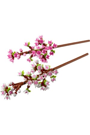 ® Kiraz Çiçekleri İnşa Edilebilen Çiçek Buketi 40725 - 8 Yaş+ İçin Yapım Seti (430 Parça) - 3