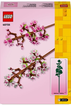 ® Kiraz Çiçekleri İnşa Edilebilen Çiçek Buketi 40725 - 8 Yaş+ İçin Yapım Seti (430 Parça) - 4