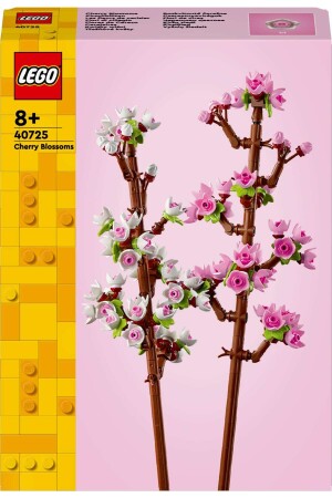® Kiraz Çiçekleri İnşa Edilebilen Çiçek Buketi 40725 - 8 Yaş+ İçin Yapım Seti (430 Parça) - 5