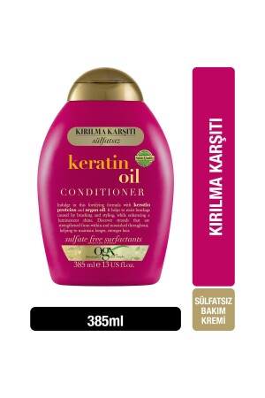 Kırılma Karşıtı Keratin Oil Sülfatsız Saç Bakım Kremi- 385ml - 1