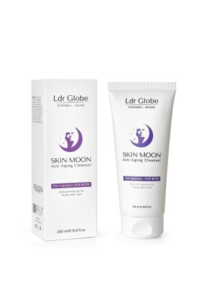 Kırışıklık Çizgi Ve Leke Karşıtı Yüz Temizleyici 200 ml SKINMOON-ANTIAGING-CLEANSER - 2