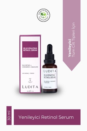 Kırışıklık Karşıtı Ve Yenileyici Retinol (A VİT) Serum (0.3% RETİNOL, CERAMİDE, SQUALANE) 20230008 - 1