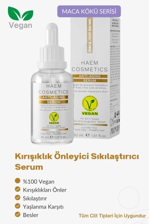 Vegan Kırışıklık Önleyici Yaşlanma Karşıtı Serum 30 ml HKAS01 - 3