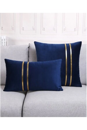 Kırlent Kılıfı Gold Detaylı - Deccostil