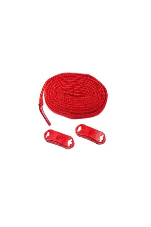 Kırmızı Elastik Akıllı Esnek Bağcık Tak Bırak Ayakkabı Bağcığı 1 Çift 100cm - 2