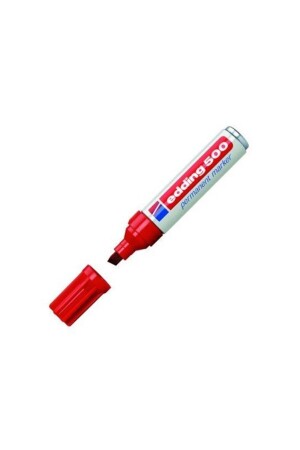 Kırmızı Markör Kalem Permanent Kalem E-500 - 1