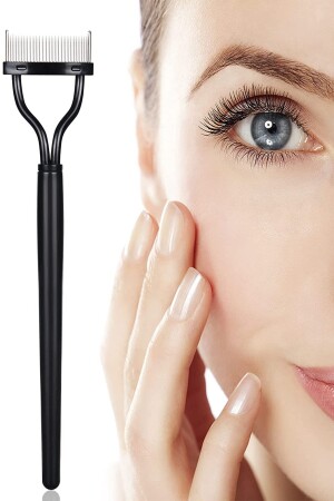 Kirpik Kıvırma Aleti Katlanabilir Kirpik Ayırıcı Tarak Çanta Boy Kirpik Düzenleyici Alet Aparatı - Obrigado