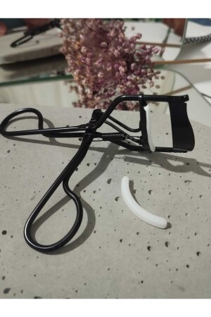 KİRPİK KIVIRMA MAKASI SİYAH (yedek süngerli) - Eyelash