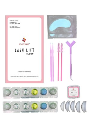 Kirpik Lifting- Kaş Laminasyon Seti- Kirpik Perması- Lash Lift Eko Paket - 1