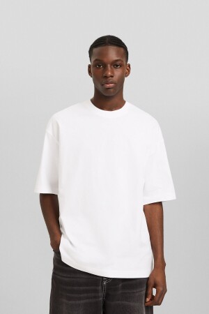 Kısa kollu oversize t-shirt - 1