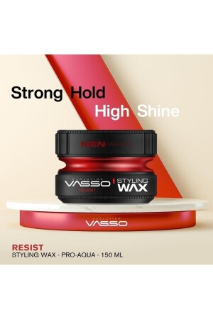 Kısa Saçlar Için 24 Saat Ultra Tutuş Ve Parlaklık Veren Wax - Resist Pro Aqua 150 ml - 6