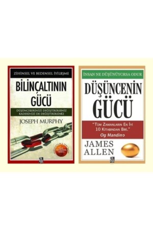 Kişisel Gelişim Seti 2 Kitap (Bilinçaltının Gücü-düşüncenin Gücü ) - 1