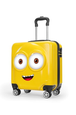 Kişiselleştirilebilir Sarı Çocuk Valizi Bavul 18