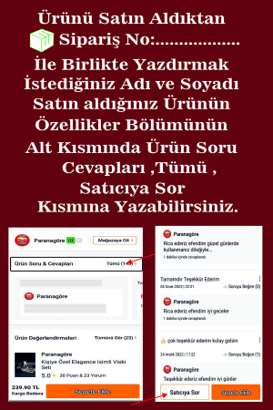 Kişiye Özel Elagance Isimli Viski Seti vis03 - 6