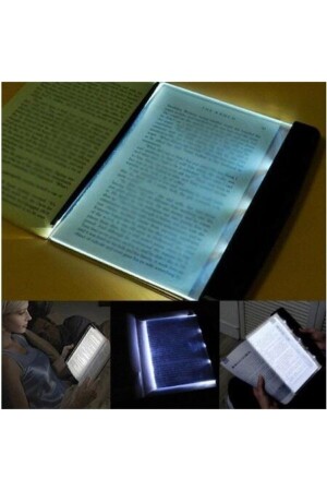 Kitap Aydınlatıcı Led Panel Okuma Çerçevesi Işıklı Kitap Ayracı BY1014 - 1