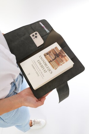 Kitap Defter Telefon Organizer / Kitap Çantası / Kitap Kılıfı / Stil Sahibi Okuma Çantaları - 3