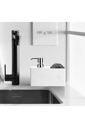 Kitchen Beyaz Sıvı Sabunluk 13195 - 2