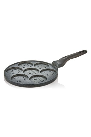 Kitchen Emoji Pfannkuchenpfanne aus gegossenem Granit, 28 cm, Laviss Pankek - 5