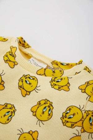 Kız Bebek Looney Tunes Ribana Kısa Kollu Pijama Takımı Z4368A223SM - 2