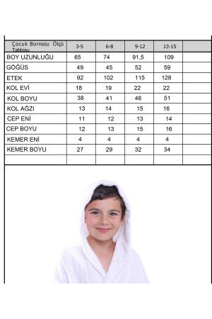 Kız Çocuk Bornozu - %100 Pamuk - Kapüşonlu Çocuk Bornozu BGNCCK - 5