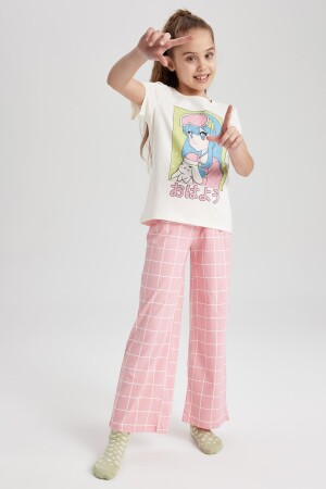 Kız Çocuk Regular Fit 2'li Pijama Takımı A1361A823SM - 2