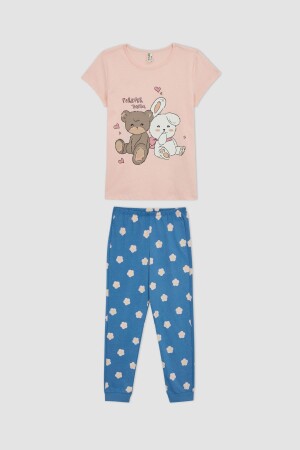 Kız Çocuk Regular Fit 2'li Pijama Takımı A1362A823SM - 3