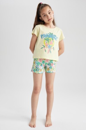 Kız Çocuk Regular Fit 2'li Pijama Takımı A1603A823SM - 1