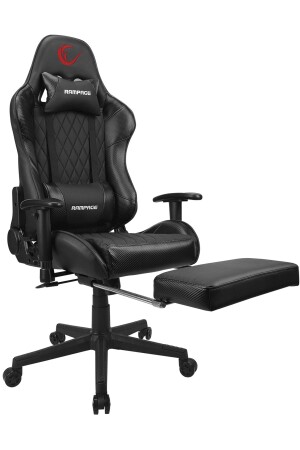 Kl-r71 Empire Footrest Local Schwarz/Silber Gaming Gaming Stuhl 8680096113345 - 2