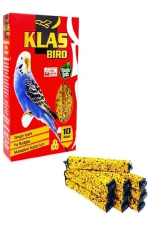 Klas Bird Muhabbet Kuşu Ballı Kraker - 10'lu Paket - 1